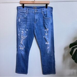 Agolde Isabel Cropped Boyfriend Jeans Size 29